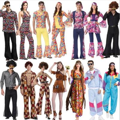 Halloweenský kostým 70. léta Disco Hippie