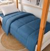 Brushed Dorm Bunk Bed Three-Piece Set: Pillow, Quilt & Mattress