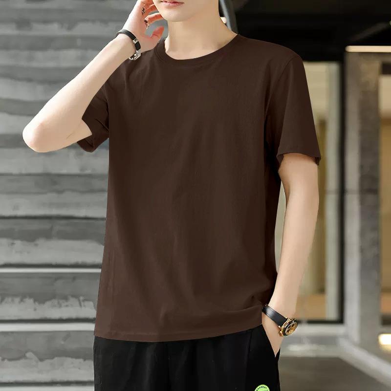 Men's Short Sleeve Crew Neck T-Shirt Soft Casual Daily Wear Basic Top