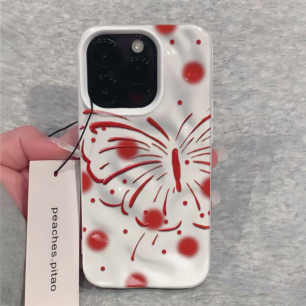 Black and White Butterfly Phone Case For IPhone 17 Air 16 15 14 13 12 11 Pro Max Cover Case For IPhone 16 15 14 Plus Case Funda