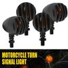 4x Turn Signal Indicator Light Amber For Honda Yamaha Suzuki Kawasaki Ducati