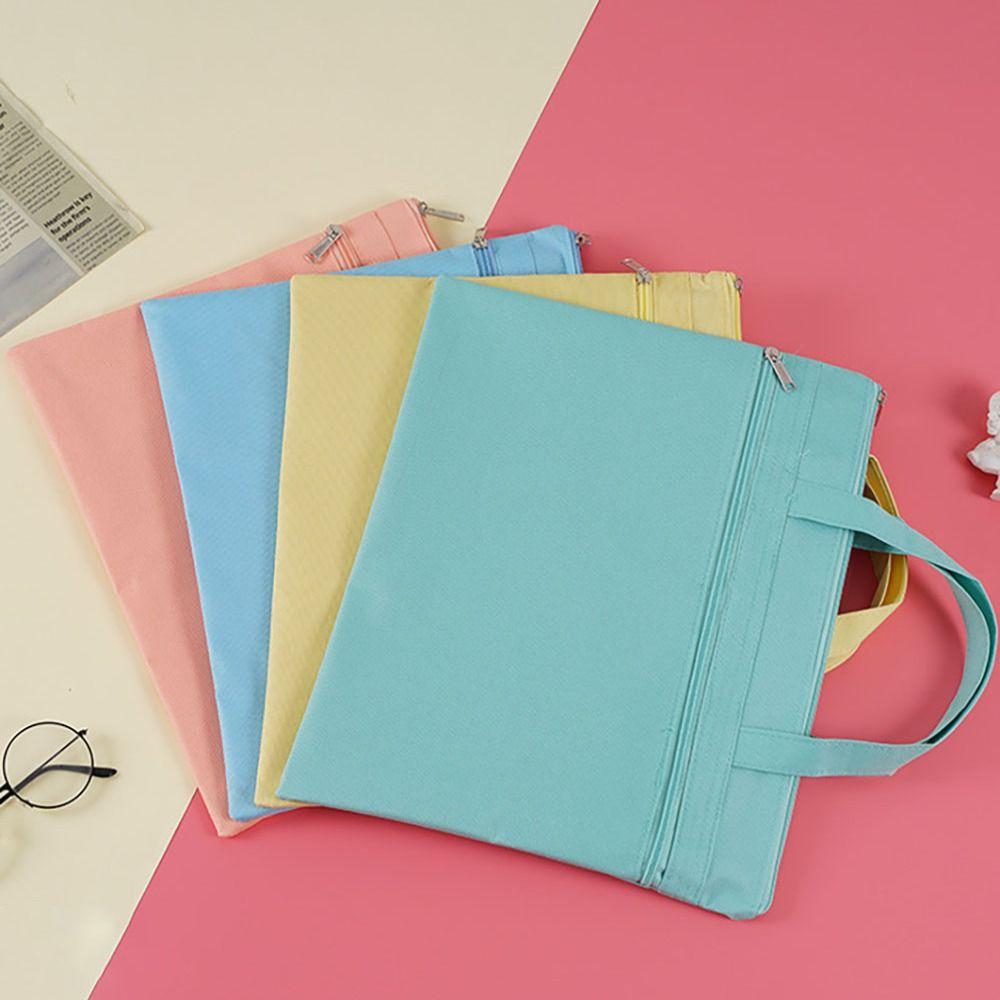 2-Layer Tutorial Bag PVC Art Storage Bag High Quality Tote School Bag