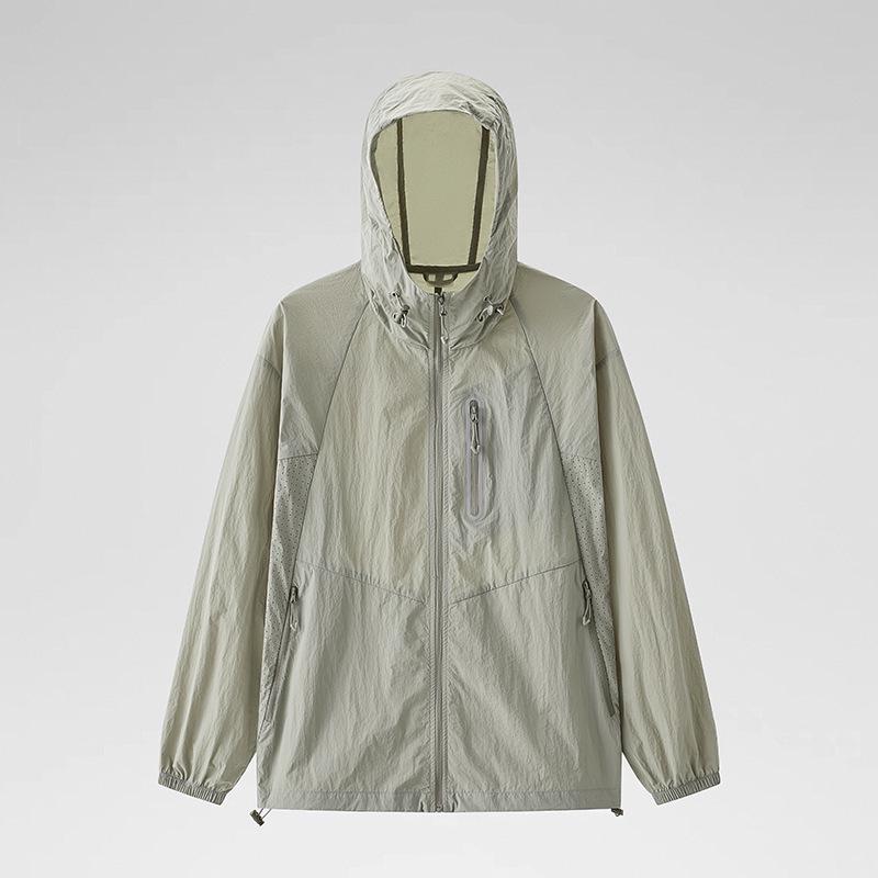 

Куртка из тюля с двойным разрезом для защиты от солнца для мужчин и женщин - Легкая, устойчивая к УФ-лучам, идеально подходит для активного отдыха M