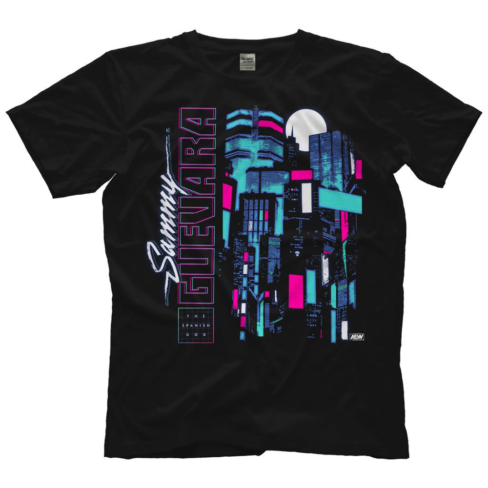 Sammy Guevara  Neon City AEW Official TShirt Unisex T-Shirt M
