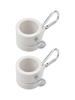 2 Pcs Rotating Flag Clips For 1 Inch Flagpoles PVC Material With Anti Wrap Feature For Home Garden Office And School