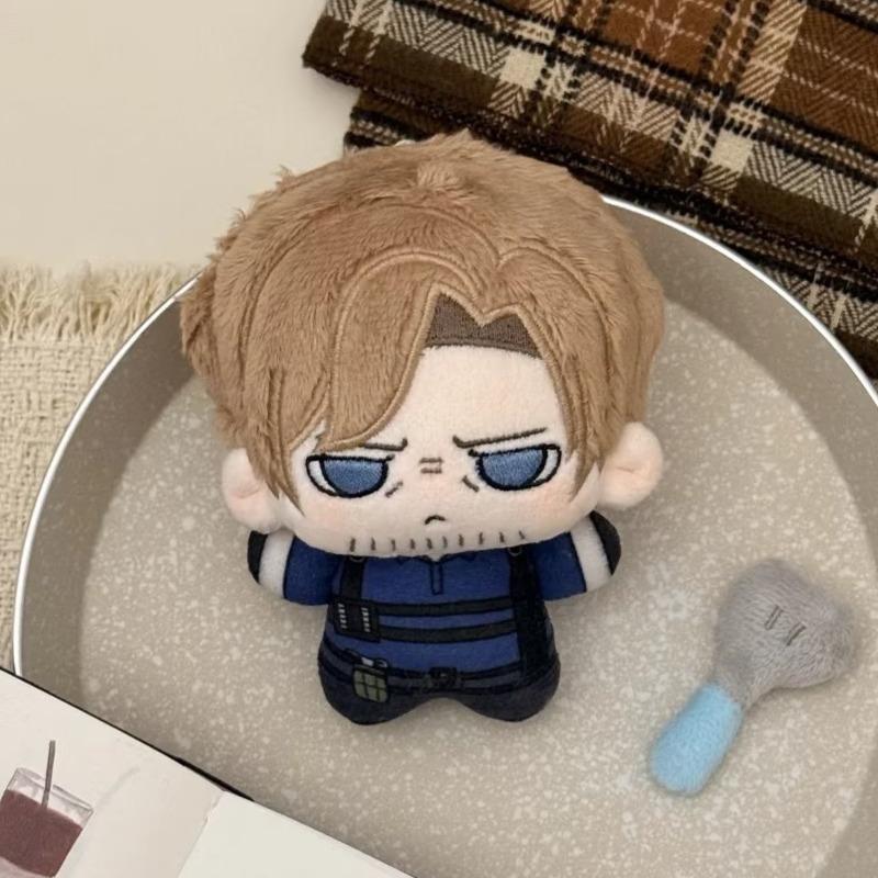 New 10Cm Resident Evil Leon Cosplay Plush Doll Cute Game Cotton Doll Toys Kawaii Plushies Dolls Stuffed Doll Kids Gift Toys