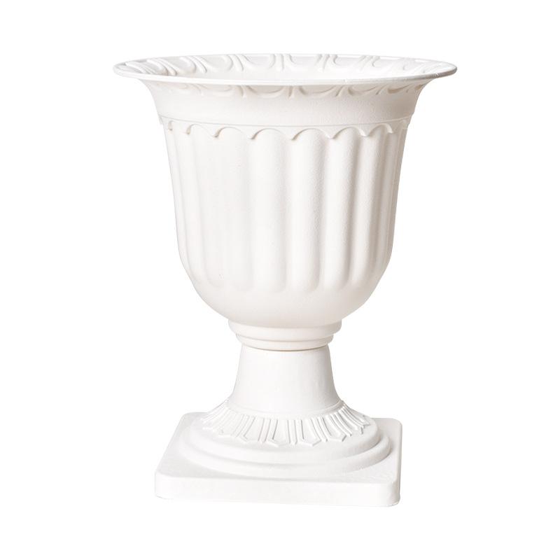 

Пластиковая ваза, Ваза для гостиной, Имитация вазы для украшения One Size белый