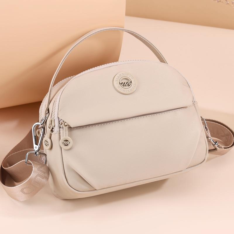 Waterproof Nylon Crossbody Bag for Women Casual Shoulder Handbag with Top Handle