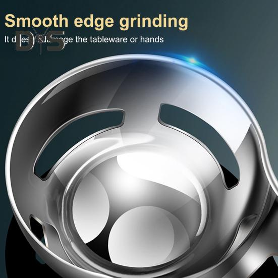 Stainless Steel Egg Yolk Separator Professional Grade Baking Tool with Hanging Hook Precision Filter Kitchen Gadget for Baking Cakes Muffins