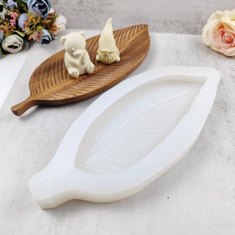 Silikonové formy ve tvaru listu Silikonová forma na ovocný podtácek Formy na odlévání epoxidové pryskyřice pro výrobu podložek pod hrnek ve tvaru plátku falešného achátu