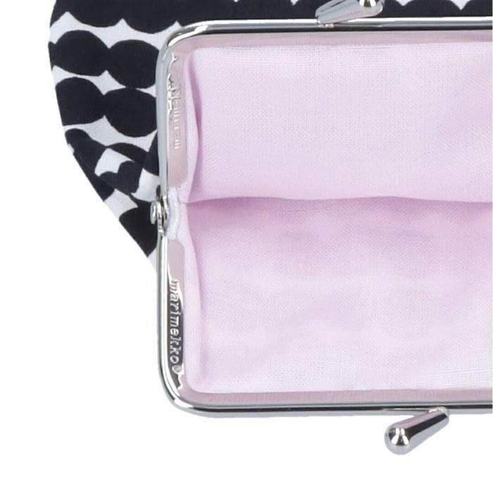 Marimekko Coin Purse 47828 190 WHITE/BLACK/PINK RASYMATTO PIENI KUKKARO