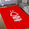 Red Tree Forest Logo Themed Anti-Slip Rugs - Polyester Home Decor, Suitable for Bedrooms, Living Rooms, Doorways, Studios, and Decorations