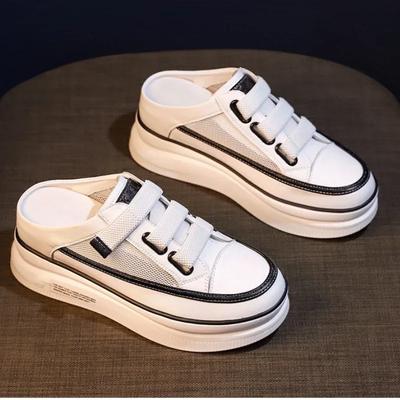Modische Halbschuhe für Damen, Plateau-Sandalen, bequeme Slip-On-Sneaker für Damen, trendige Pantoletten, Wandersandalen für Damen im Freien