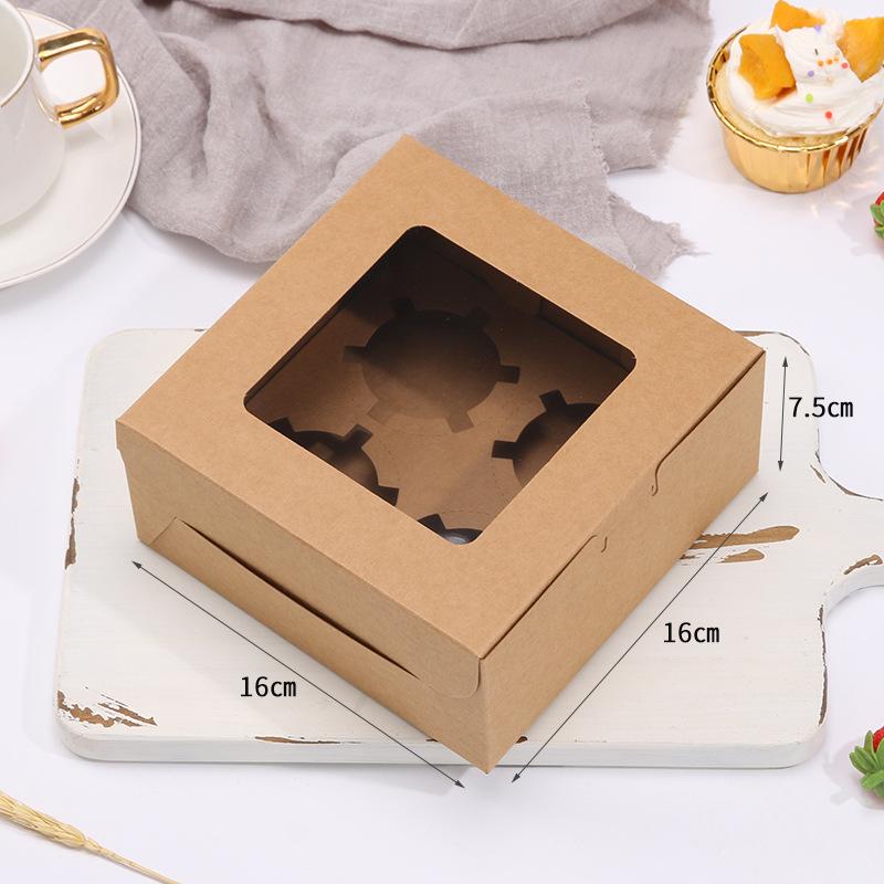 Transparent Cupcake and Pastry Takeaway Box