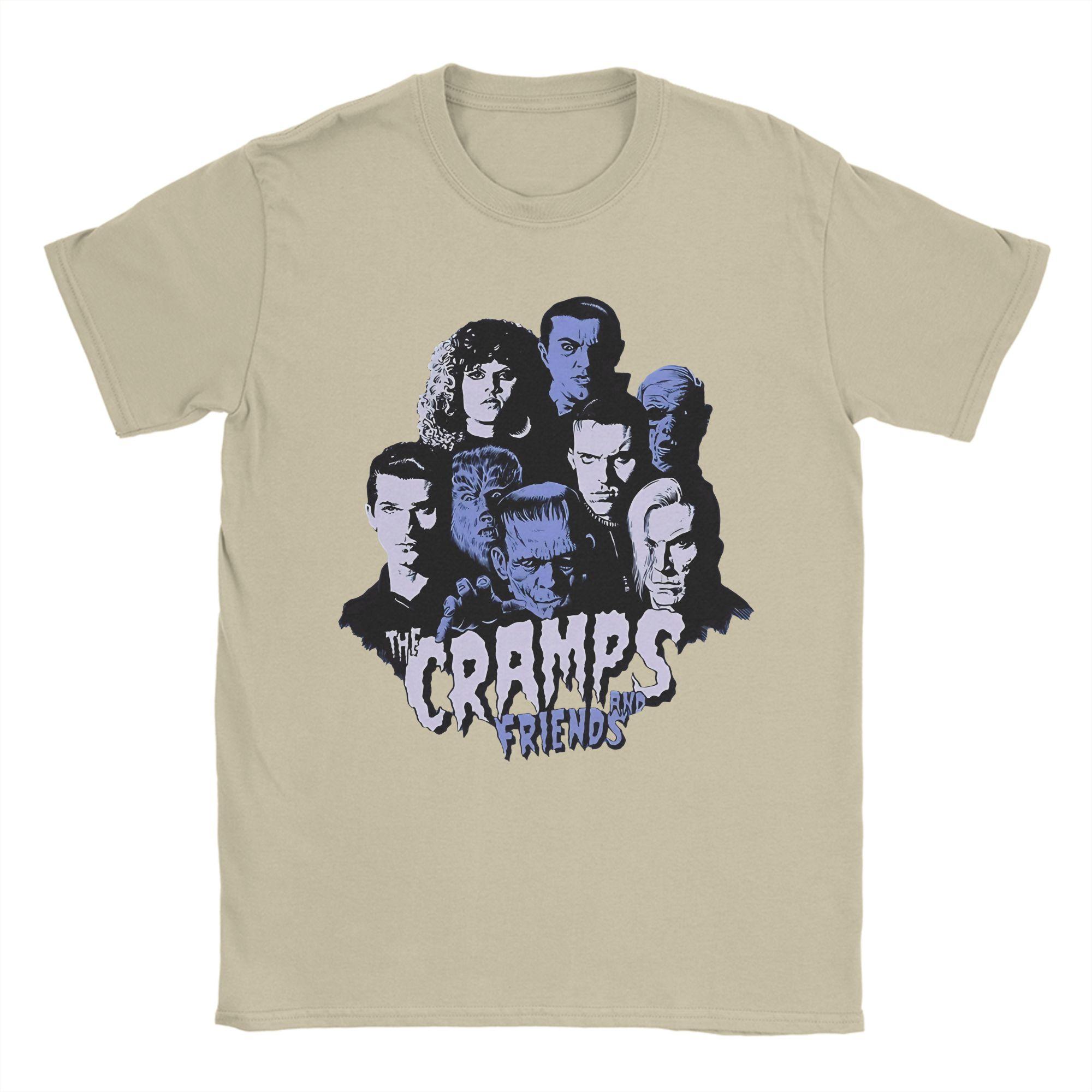 

Casual The Cramps Psychobilly Music TShirt Unisex Women Round Neck T Shirts Short Sleeve Tees Gift Idea Clothes M