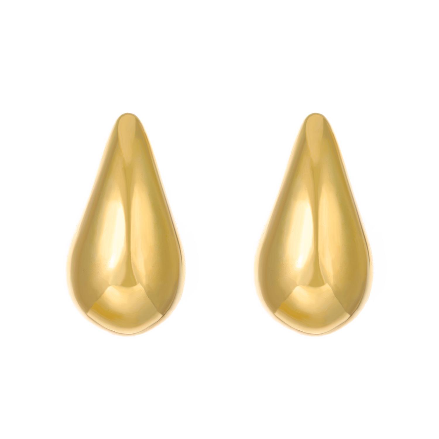 

Elegant French Water Drop Small Bean Earrings for Women - Niche High-End Cold Style