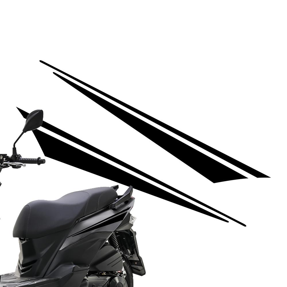 

Decals Stickers For Motorcycle Waterproof Motorcycle Stickers Automotive Decals Bright Colors Strong Adhesion Stripe Stickers чорний
