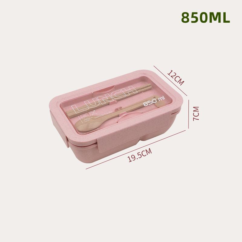 Wheat Straw Lunch Box Healthy BPA Free Bento Boxes Microwave Dinnerware Food Storage Container Soup Cup Lunch Box for Kids