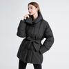 European & American Style Women's Mid-Length Down Cotton Jacket, 2024 Winter Outerwear Coat – New Design for Students