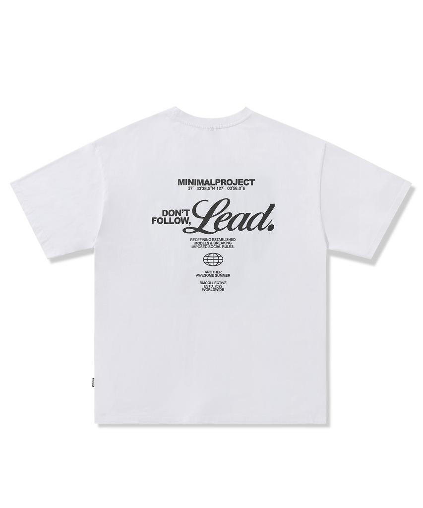 MINIMALPROJECT Lettering Pigment Short Sleeve T-Shirt Mst171 [White]