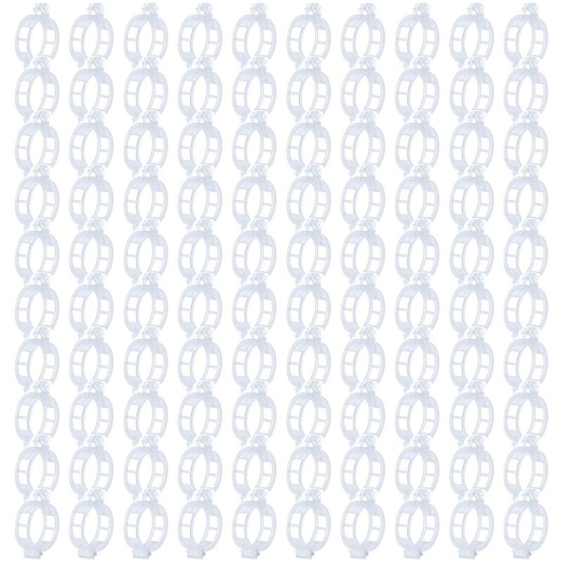 

100pcs Reusable Garden Clip For Training Climbing Plant Secure Support Clamp For Vegetable Vine And Tomato Stems 1