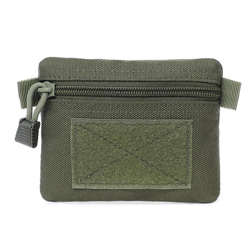 1000D Nylon Outdoor Camping EDC Molle Wallet Waterproof Portable Travel Zipper Waist Pouch for Camping Hiking Hunting EDC Pouch