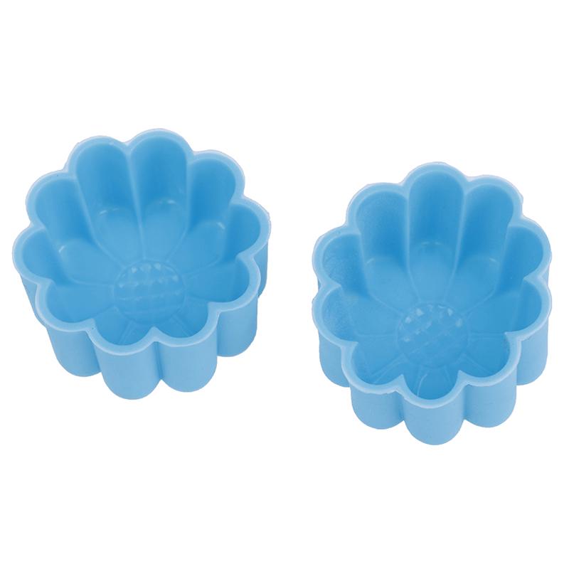 Silicone Sun Flower Muffin Cookie Cup Cake Egg Tart Mold Chocolate Pudding Jelly