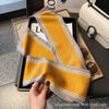 Long Silk Scarf Women's New Small Silk Scarf Printing Simulation Silk Tied Bag Streamer Explosion Sweet Little Scarf