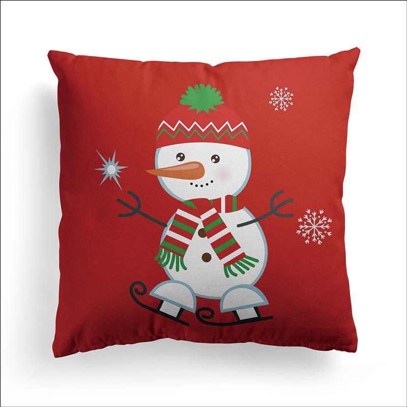 New Christmas Pillowcase Green Holiday Home Decoration Pillow Cushion Cover Pillow
