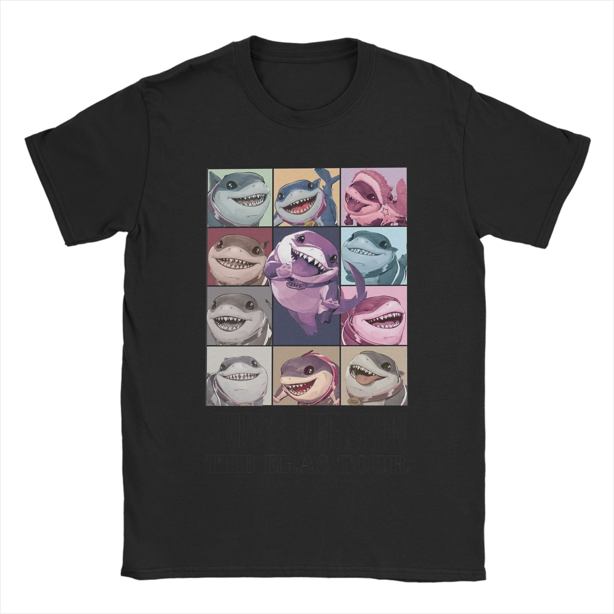 

Футболка Jeff The Land Shark The Eras Tour для чоловіків Смішна бавовняна футболка 100% Бавовна З круглим вирізом З коротким рукавом Футболки Великі розміри Одяг S