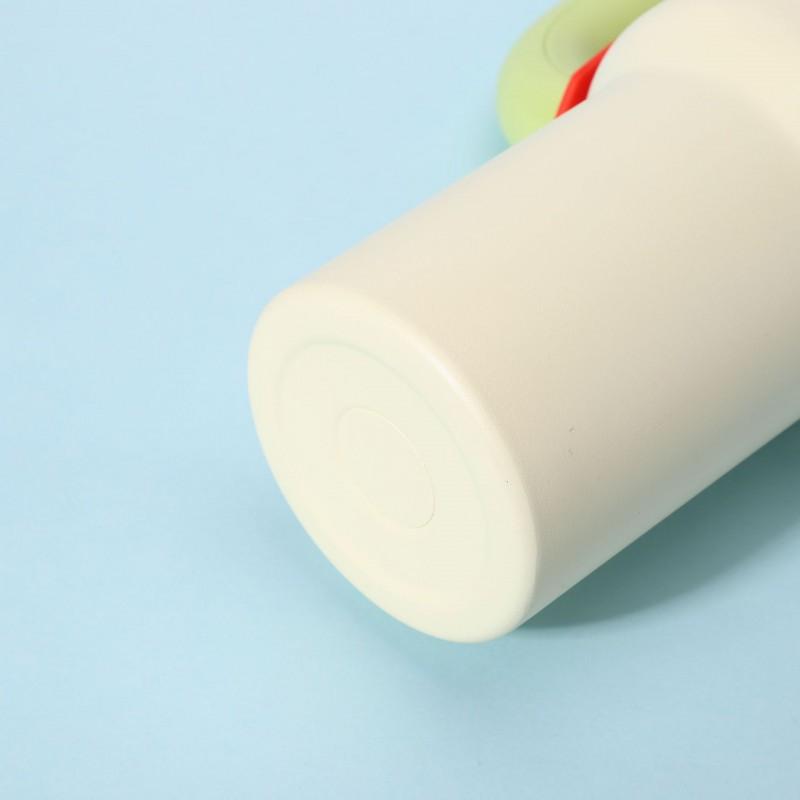 Tazza da viaggio termica in acciaio inossidabile da 1200 ml con manico a cannuccia per auto, sport all'aperto, ufficio