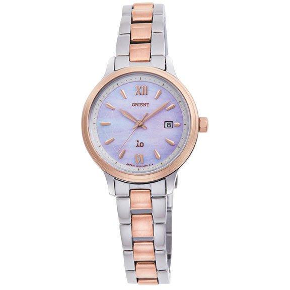 

Orient Женский RN-WG0415A (iO Женский металл НАТУРАЛЬНЫЙ&ОБЫЧНЫЙ) Круглые часы из нержавеющей стали, золотые, аналоговые