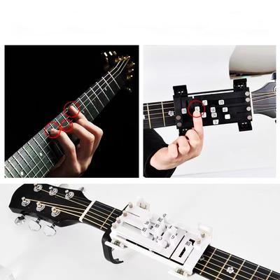 Chord Presser Portable Learning Tool Beginner Guitar Aid Compact Chord Trainer For Practice Aid Music Education Self-Study