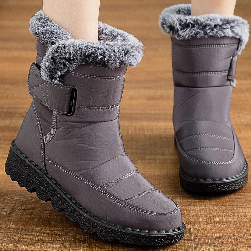 Women'S Boots Fashion Winter Boots With Super Warm Fur Botas Mujer  Winter Shoes Woman Snow Boots Elegant Woman Heeled Shoes