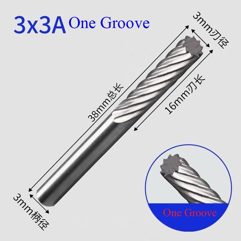 Tungsten Carbide Rotary File Hard Alloy Rotary Bur Drill Bit 3mm Shank Engraving Cutter Grinding Head for Metal And Plastic