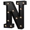 Newly Design Led Letters Lights 26 Alphabet Black Decorative Marquee Lamps for Wedding Party Birthday Home Bar Decoration