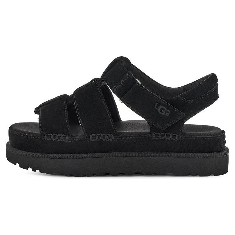 New UGG Goldenstar Strap Platform Sandal Black Women's 1137890-BLK