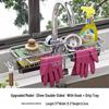 Kitchen Multifunctional Draining Rack & Sink Storage Basket for Sponge & Dishcloth