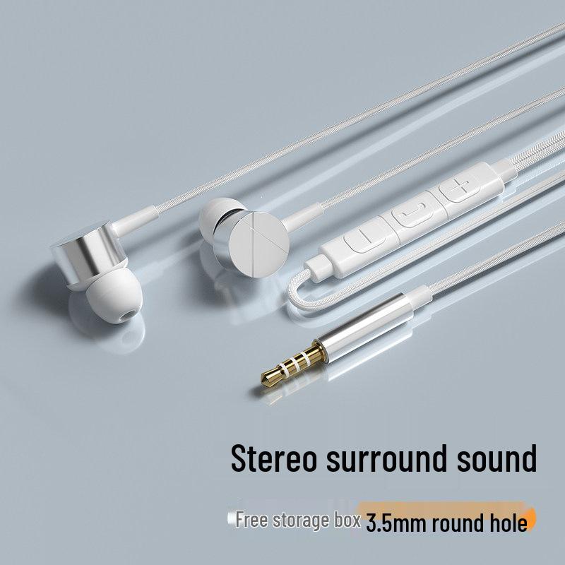 2026 New Model Type-C Wired In-Ear Earphones - High-Fidelity Digital Sound with K Song Compatibility and Flat Port Design