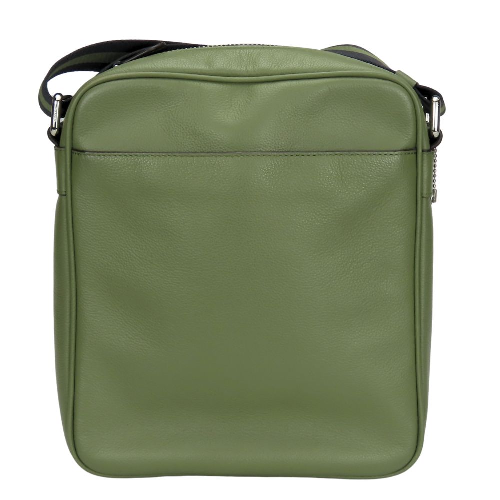 Used COACH Shoulder Bag F54782 leather khaki Diagonally hung