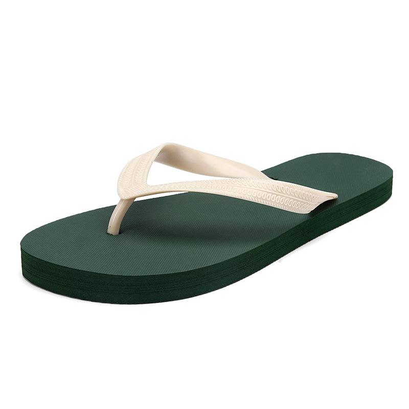 

Летняя верхняя одежда мужские шлепанцы нескользящие спортивные повседневные шлепки мужские модные толстая подошва наступающие на дерьмо сандалии 44 зелёный