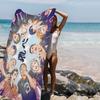 Volleyball H-Haikyuus Anime Beach Towel Colorful Bath Towels for Girl Microfiber Quick Dry Custom Sand Free Beach Yoga Spa Gym Pool