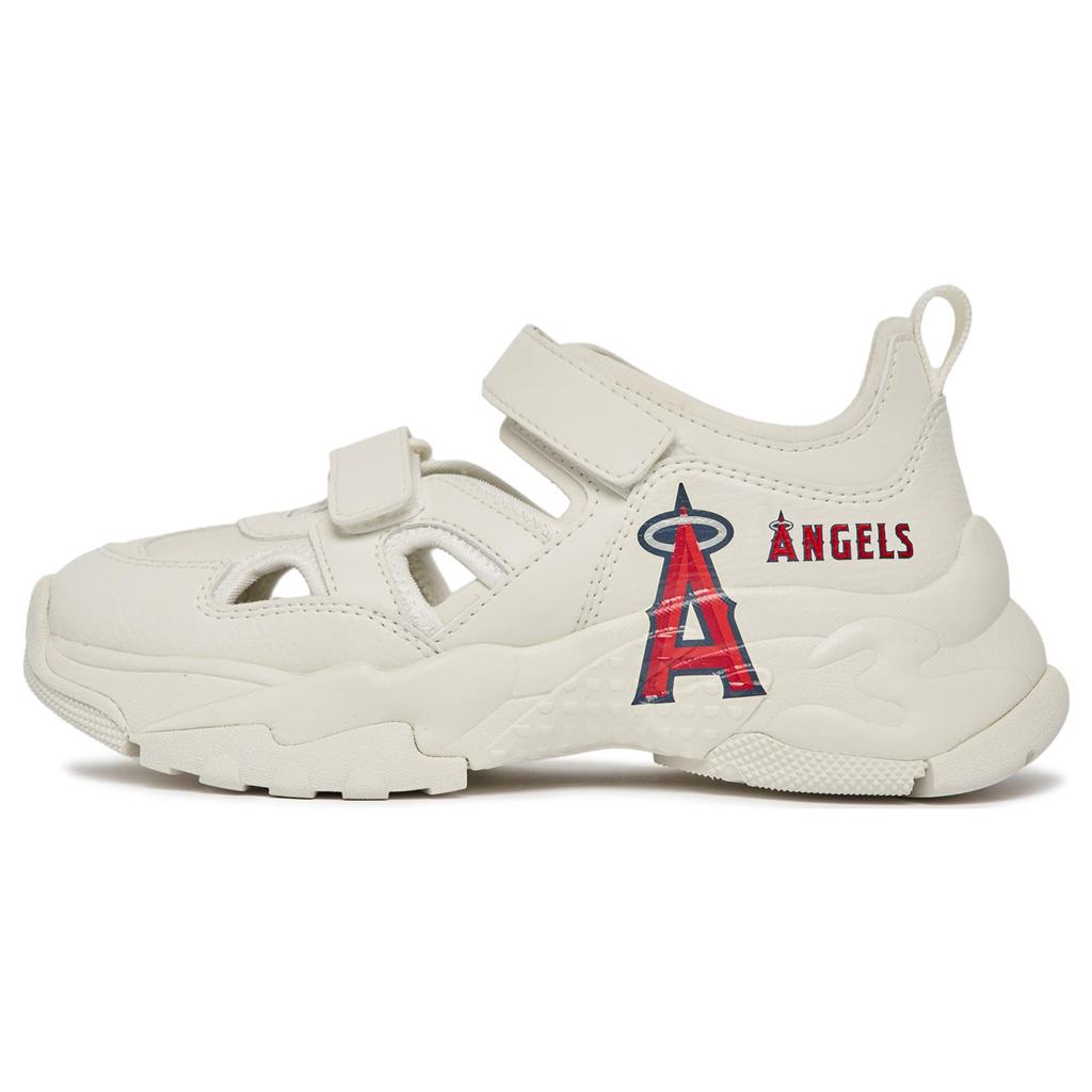 New MLB Sandal Chunky Mask Breathable River Trekking Shoes Unisex White 3ASDCH133-41IVS