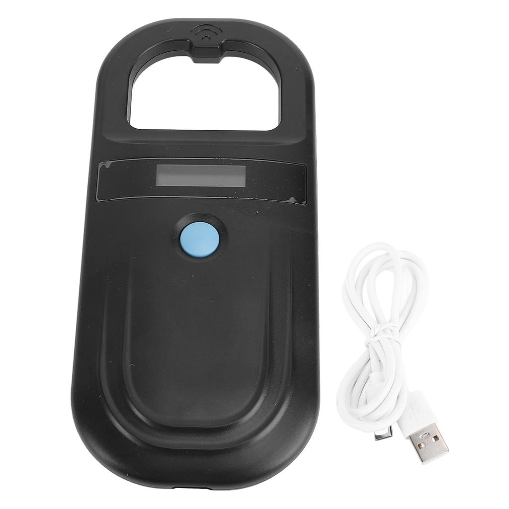 Portable Animal ID Reader Rechargeable 134.2KHz Pet Microchip Scanner Support USB C and BT Transmissing