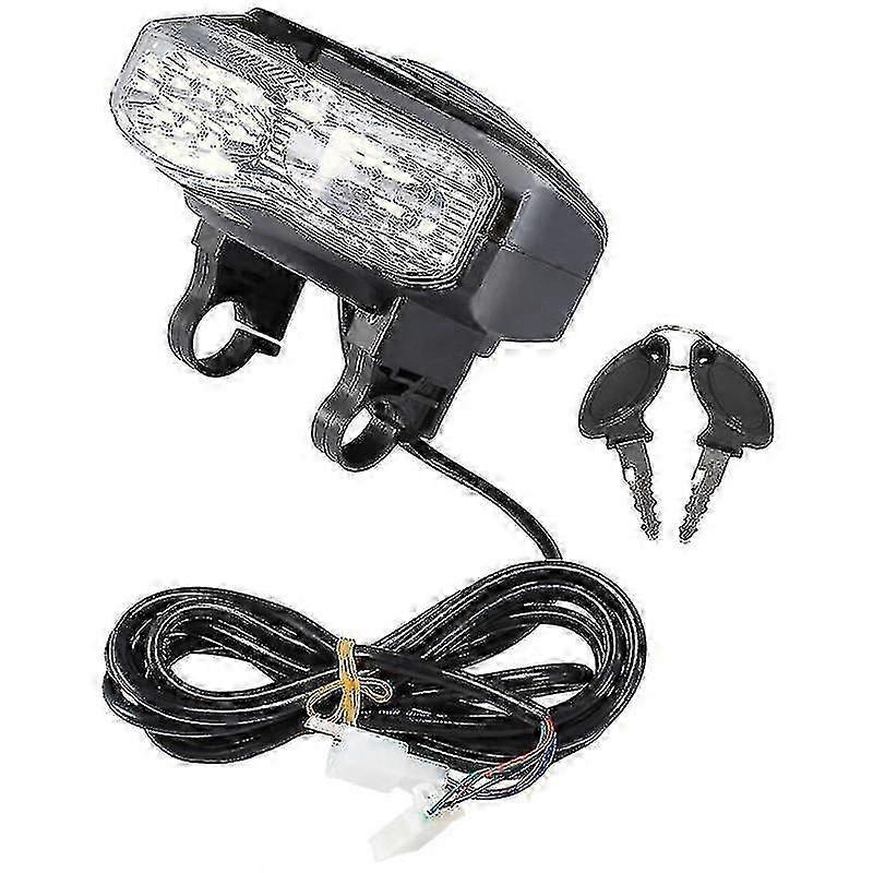 Patinete Elétrico Citycoco 60V Display LCD Velocidade Leve Bateria Buzina Interruptor de Farol Chave com Olhos de Anjo