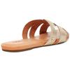 UGG Comfortable Lightweight Fashion Sandals Women Footwear Brown Gold 1119753-GLDM