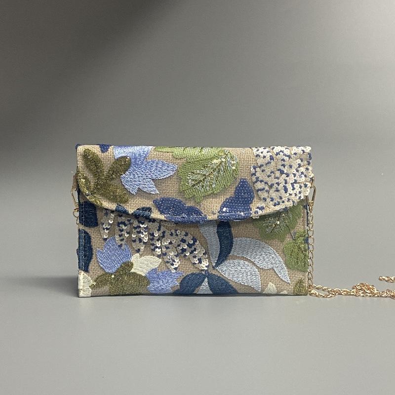 Premium sequined clutch bag  summer new fashion women's dinner bag lightweight niche envelope bag