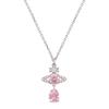 Ismene Druppel Zeemeermin Tranen Messing Ketting Damesketting Lichtroze 8053195229413