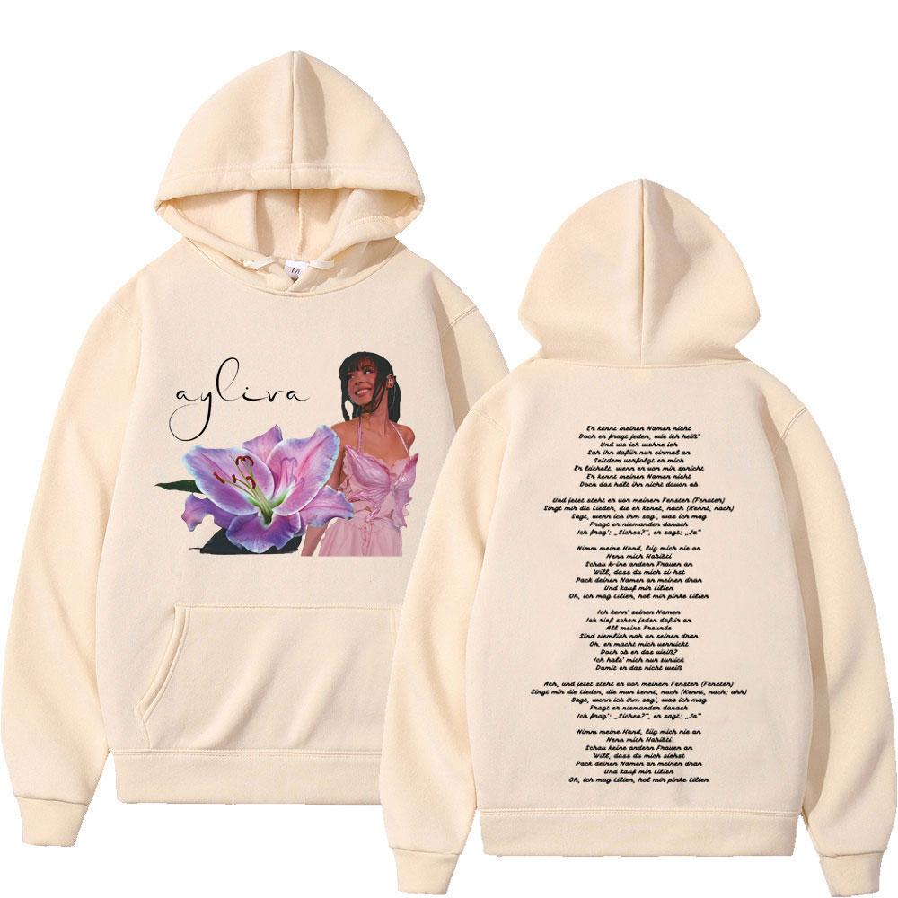 Singer Die Ayliva Tour  Hoodie Men Women Fashion Clothing Pullover Long Sleeves Casual Loose Aesthetic Trendy Sweatshirts
