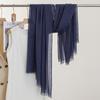 Monochrome Thin Scarf Women'S Sunscreen Shawl Solid Color Simple Imitation Cotton And Linen Silk Scarf High-End Yarn